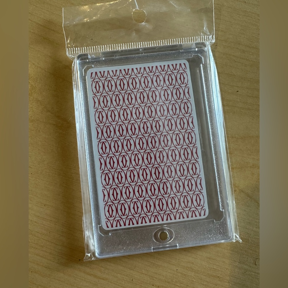 Cartier Playing Card in Protective Case